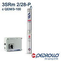 Насос скважинный Pedrollo 3SR 2/28-P с QEM/3-100 (Италия)