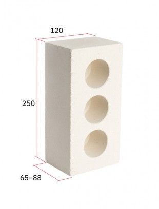 Кирпич силикатный СУР 150/35 250х120х88 3-пустотный SLS