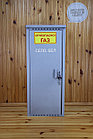 Шкаф на один газовый баллон (оцинкованный, цвет серый), фото 2