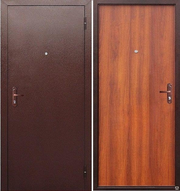 Двери входные металлические итальянский орех - фото 1 - id-p143288825