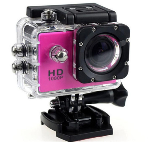 Экшн камера Full HD 1080p Sports розовая, фото 1
