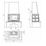 Камин-печь ABX Lombardie, фото 3