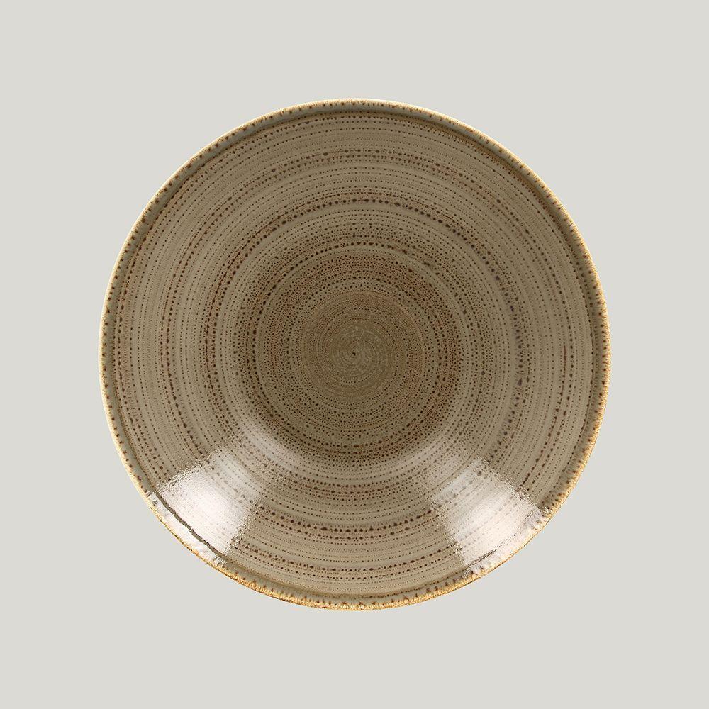 Тарелка RAK Porcelain Twirl Alga глубокая 1,25 л, 28 см - фото 1 - id-p143294488