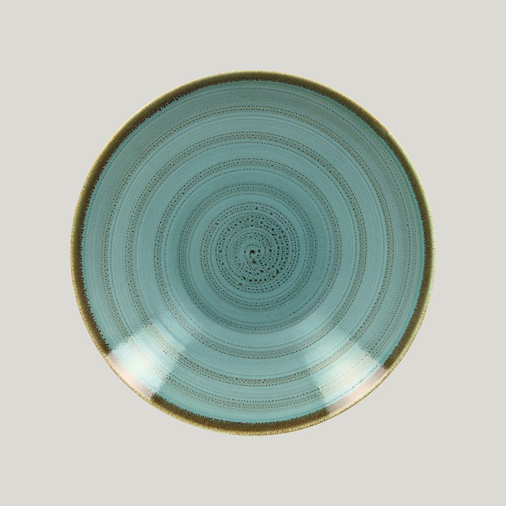 Тарелка RAK Porcelain Twirl Lagoon глубокая 1,25 л, 28 см - фото 1 - id-p143294490
