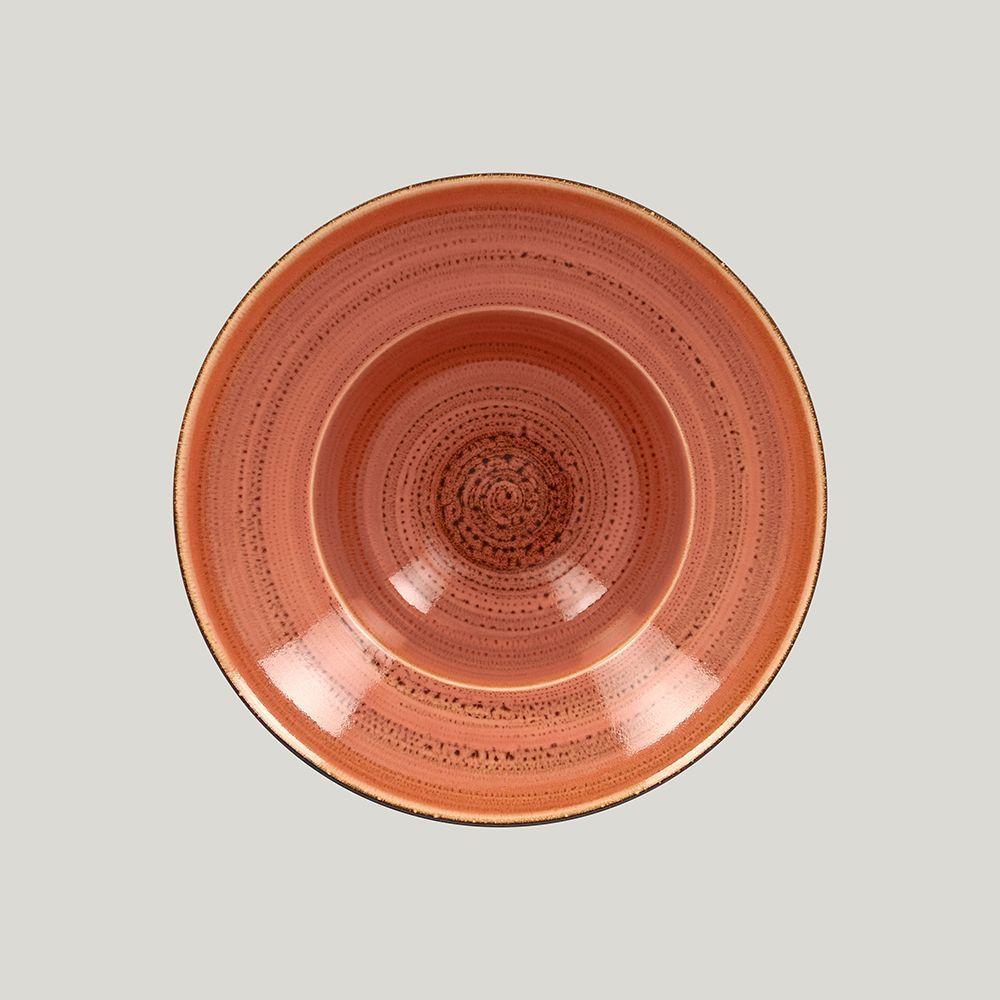 Глубокая тарелка RAK Porcelain Twirl Coral 320 мл, 23*8 см - фото 1 - id-p143294519