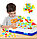 Детский конструктор-мозаика болтовая мозаика с шуруповертом и шаблонами, детская развивающая игрушка, фото 4