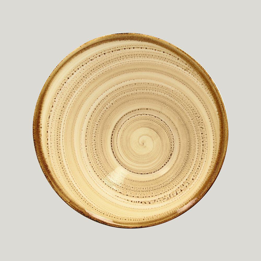 Ассиметричная тарелка RAK Porcelain Twirl Beach 650 мл, 22*9 см - фото 1 - id-p143294551