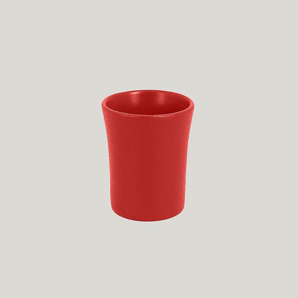 Чашка без ручек RAK Porcelain Neofusion Ember 6/7 см, 90 мл (алый цвет) - фото 1 - id-p143294571