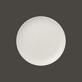 Тарелка RAK Porcelain NeoFusion Sand круглая плоская 21 см (белый цвет)