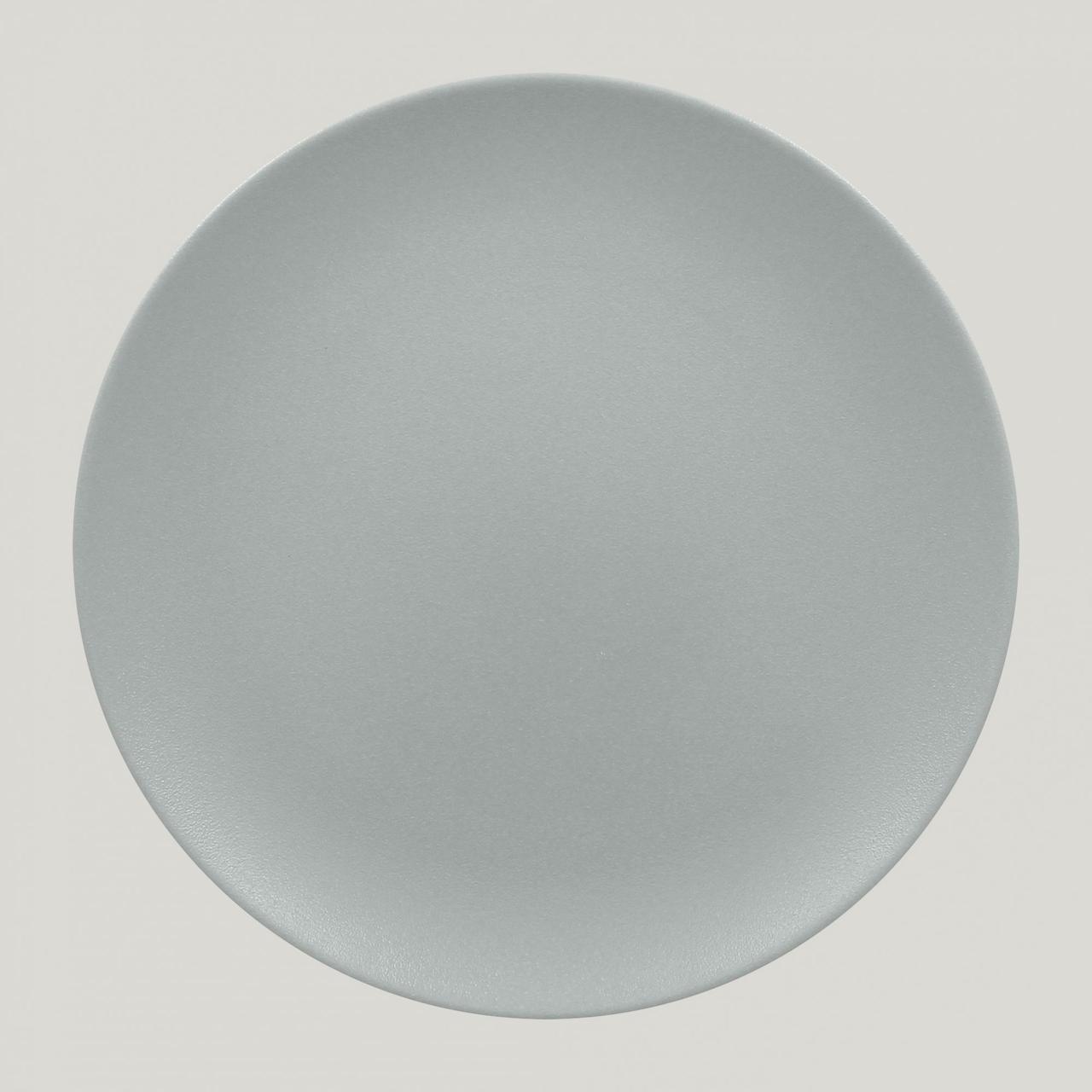 Тарелка RAK Porcelain Neofusion Mellow Pitaya grey круглая плоская 29 см (серый цвет) - фото 1 - id-p143294618
