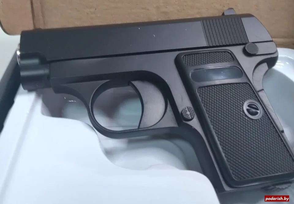 Пистолет игрушечный пневматический металлический Airsoft Gun K-118 - фото 2 - id-p143244260