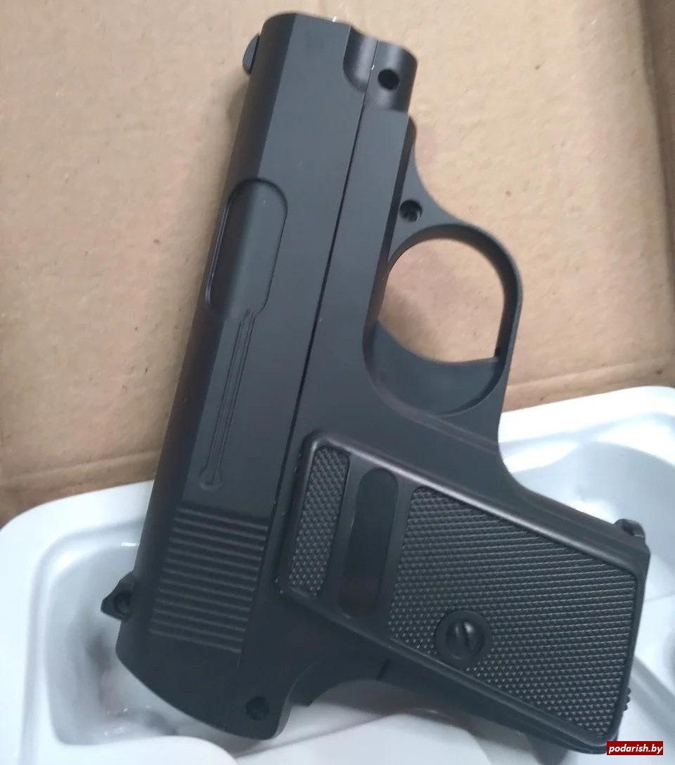 Пистолет игрушечный пневматический металлический Airsoft Gun K-118 - фото 3 - id-p143244260
