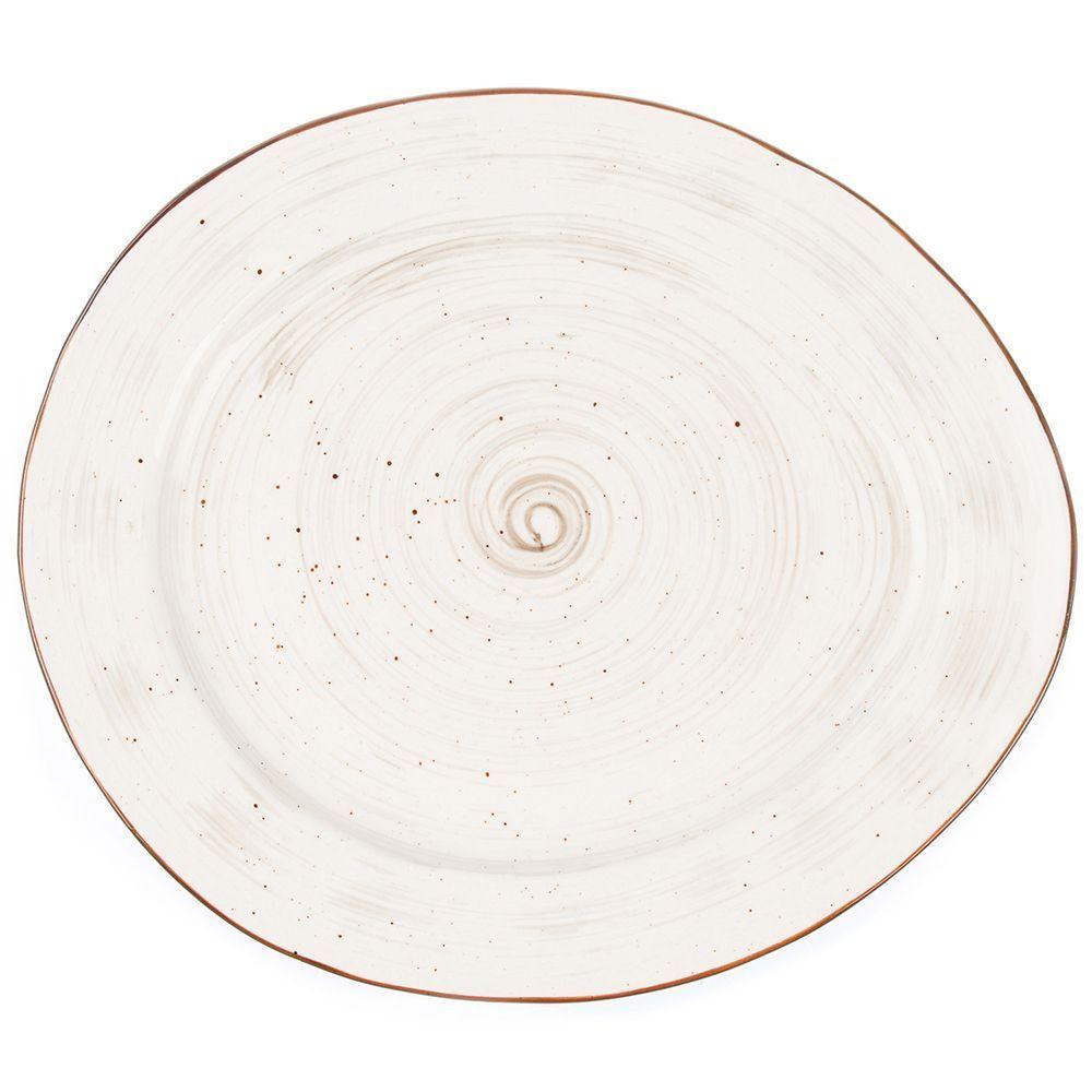 Тарелка White Fusion 26,5*22,5 см, P.L. Proff Cuisine
