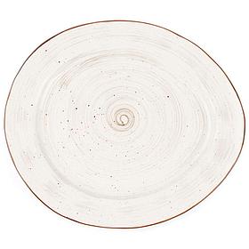 Тарелка White Fusion 26,5*22,5 см, P.L. Proff Cuisine