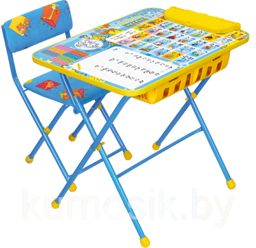 Набор детской мебели Ника «КУ2П» с большим пеналом Первоклашка осень - фото 2 - id-p11530700