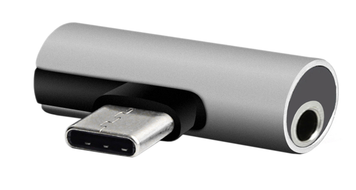 Адаптер - переходник SiPL USB Type C / USB Type C и Jack 3,5 мм (зарядка+наушники) - фото 3 - id-p143311641