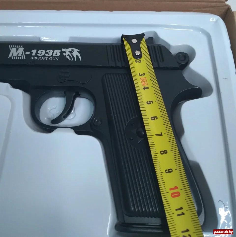 Пистолет игрушечный пневматический металлический Airsoft Gun C3 - фото 5 - id-p143256489