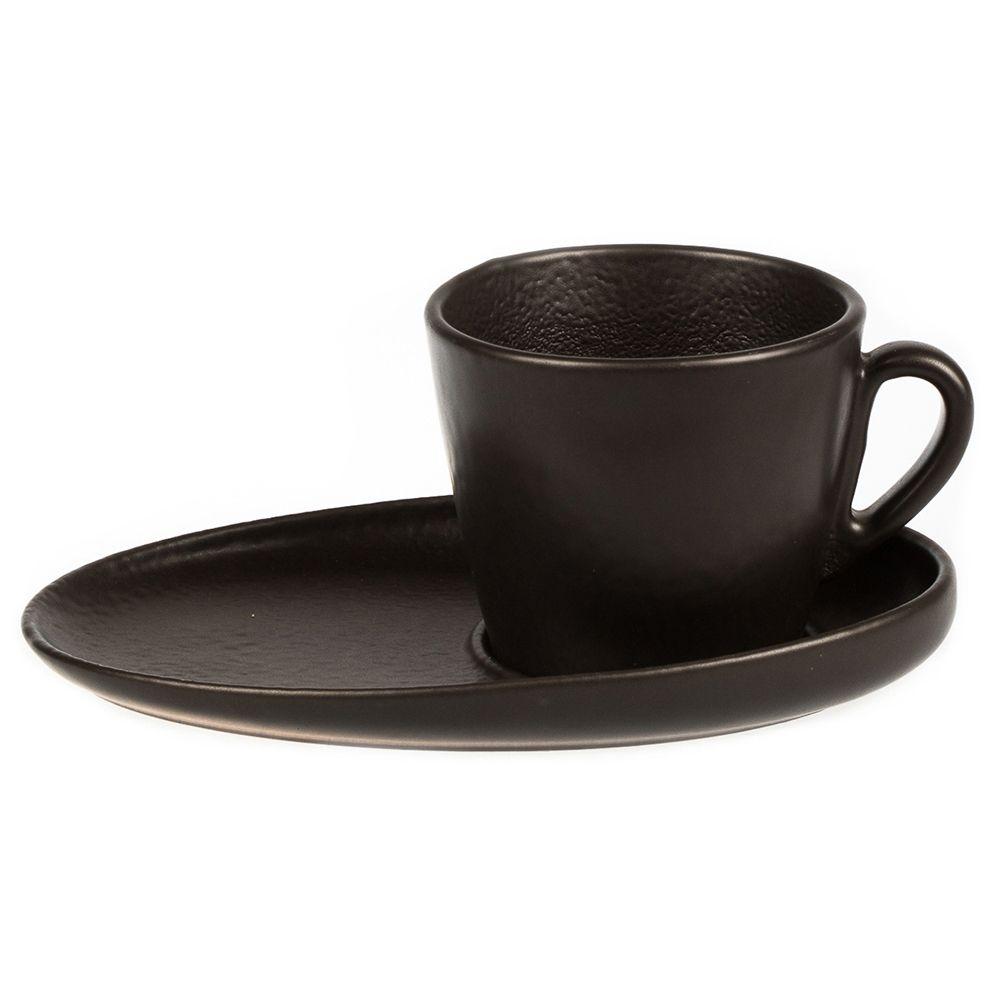 Чашка с блюдцем Black Star Cappuccino 200 мл, P.L. Proff Cuisine - фото 1 - id-p143292828