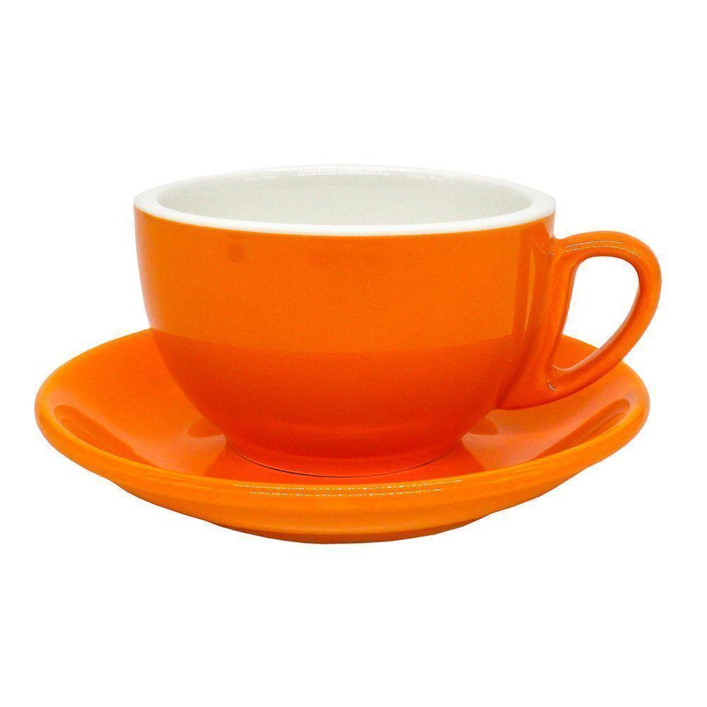 Чайная пара Barista (Бариста) 270 мл, оранжевый цвет, P.L. Proff Cuisine (кор= 36 шт) - фото 1 - id-p143293200