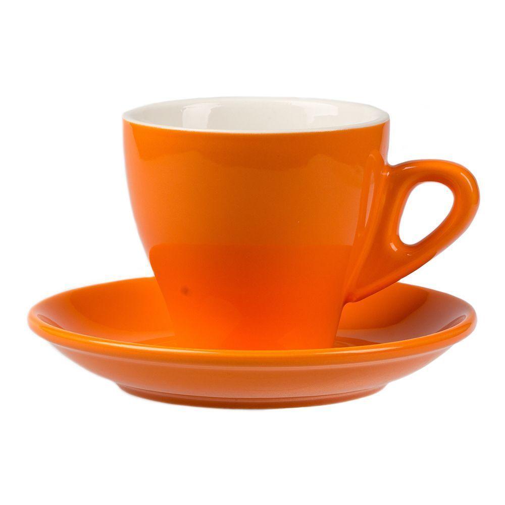 Кофейная пара Barista (Бариста) 280 мл, оранжевый цвет, P.L. Proff Cuisine (кор= 36 шт) - фото 1 - id-p143293212