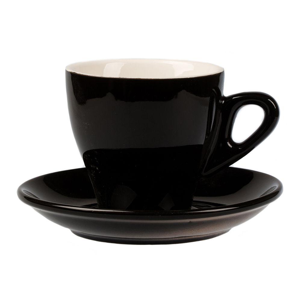 Кофейная пара Barista (Бариста) 280 мл, черный цвет, P.L. Proff Cuisine (кор= 36 шт) - фото 1 - id-p143293213