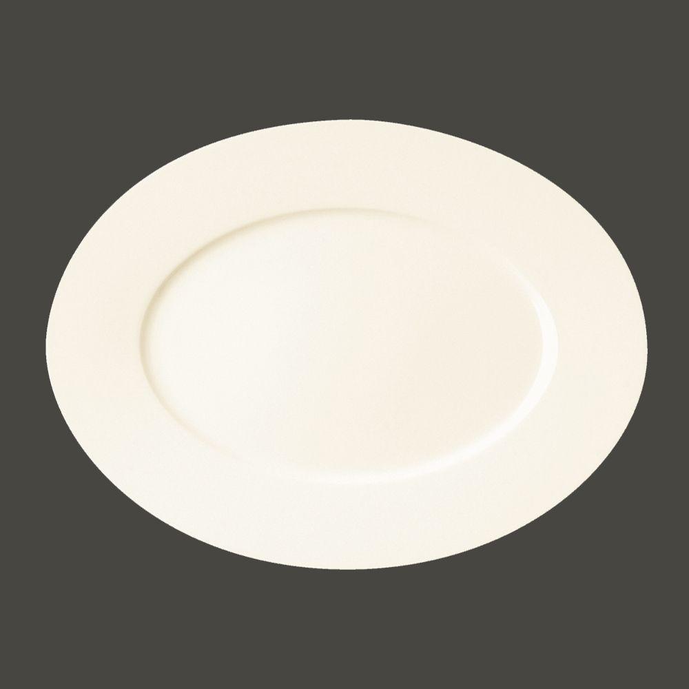 Тарелка овальная плоская RAK Porcelain Fine Dine 26*20 см