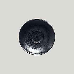 Блюдце круглое RAK Porcelain Karbon 13 см (для чашки KR116CU08)