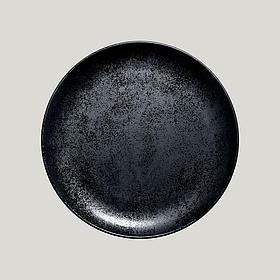 Тарелка круглая плоская RAK Porcelain Karbon 24 см