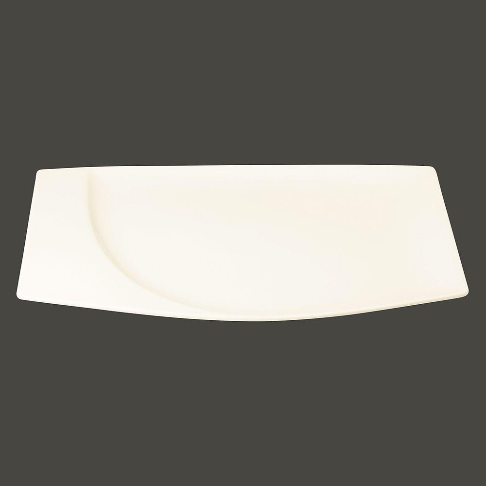 Тарелка RAK Porcelain Mazza прямоугольная плоская 32*21 см
