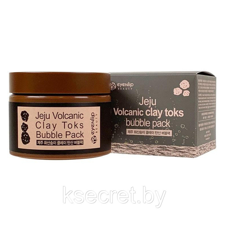 ENL VOLCANIC Маска очищающая с вулканической глиной JEJU VOLCANIC CLAY TOKS BUBBLE PACK 100мл - фото 1 - id-p143330676