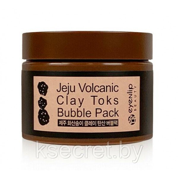 ENL VOLCANIC Маска очищающая с вулканической глиной JEJU VOLCANIC CLAY TOKS BUBBLE PACK 100мл - фото 2 - id-p143330676