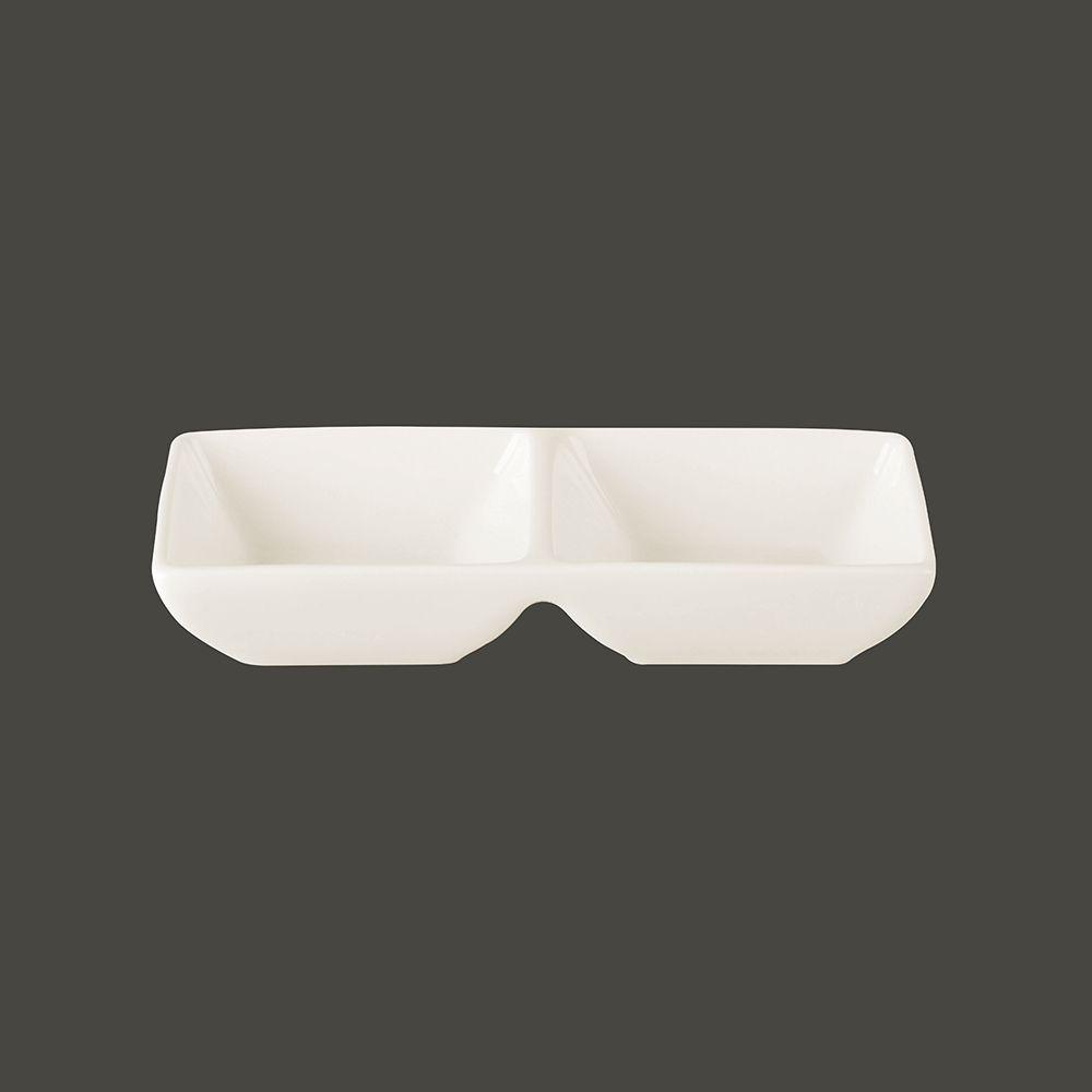 Салатник RAK Porcelain Minimax двойной 14,5*7 см, 60+60 мл - фото 1 - id-p143293805