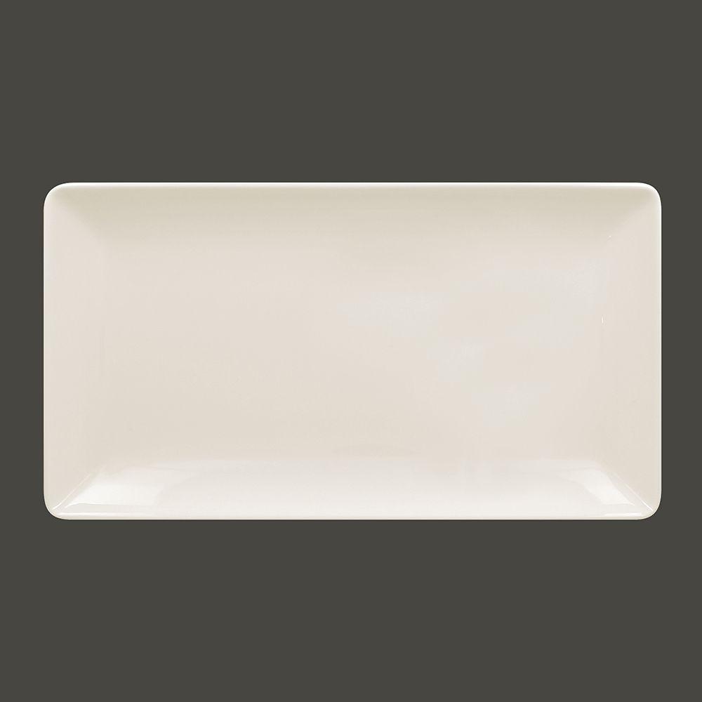 Тарелка RAK Porcelain Nano прямоугольная плоская 33,5*18 см