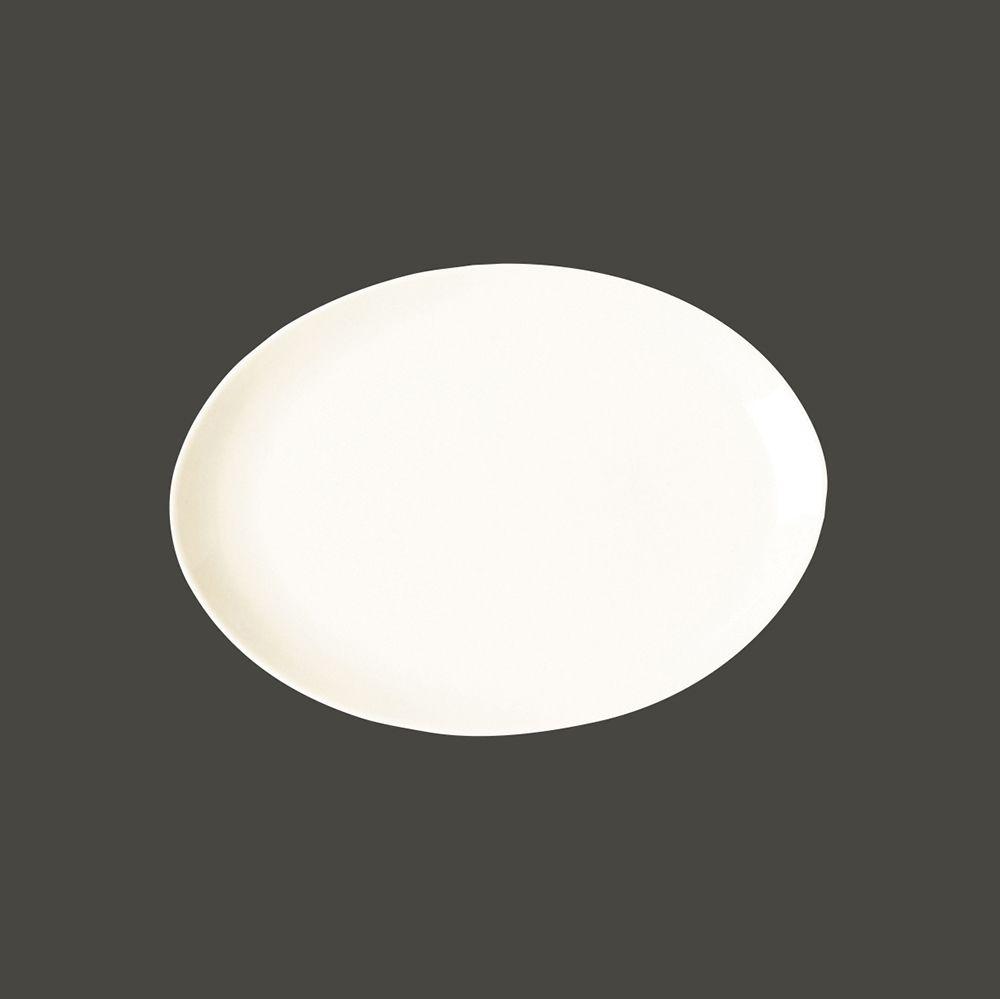 Тарелка RAK Porcelain Nano овальная плоская 36*27 см