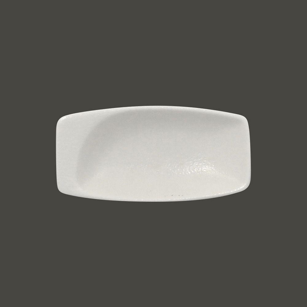 Салатник RAK Porcelain NeoFusion Sand прямоугольный 11*5,5 см, белый цвет - фото 1 - id-p143293834