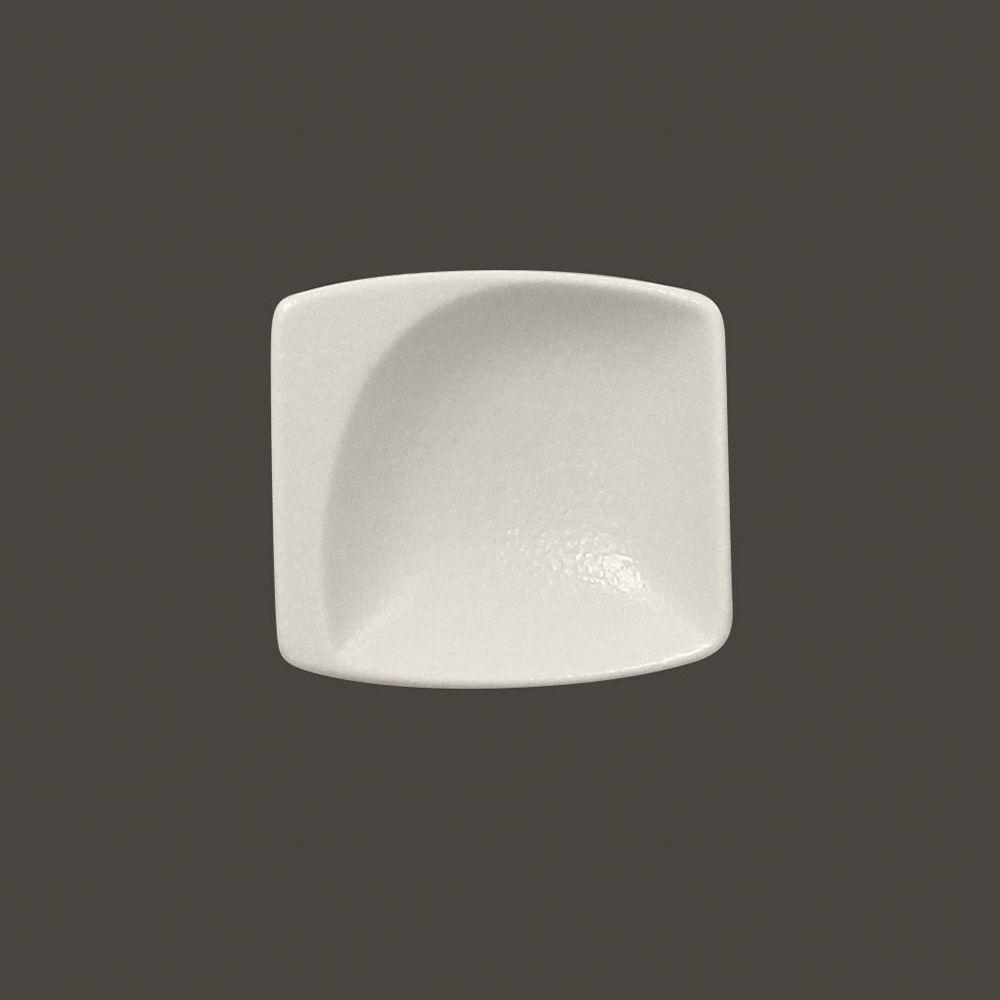 Салатник RAK Porcelain NeoFusion Sand прямоугольный 7,8*7,4 см, 30 мл, белый цвет - фото 1 - id-p143293835