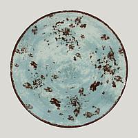 Тарелка RAK Porcelain Peppery круглая плоская 18 см, голубой цвет