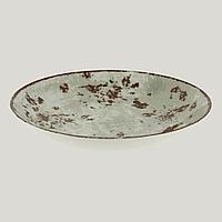 Тарелка RAK Porcelain Peppery Coupe круглая глубокая 1,9 л, d 30 см, серый цвет