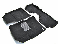 Коврики 3D-Euromat CHEVROLET Captiva (2006-2012-) (EMC3D) С3, модель Biznes Plus  (цвет Черный). EMC3D-001503