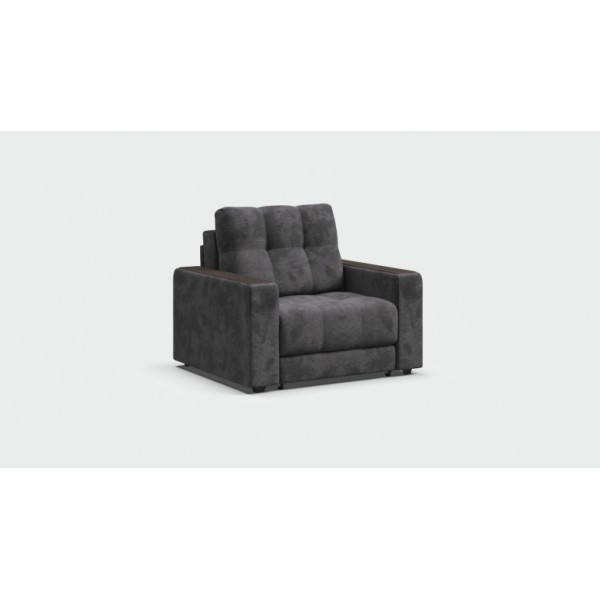 Кресло-кровать BOSS 2.0 велюр Alkantara серый - фото 1 - id-p143345979
