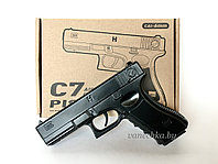 Пневматический металлический пистолет Глок 17 (C7 PISTOL), фото 1