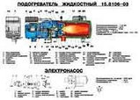 U4814 Насос отопителя МАЗ циркуляционный  (аналог и качество  Webasto) , с комплектом крепления, фото 3