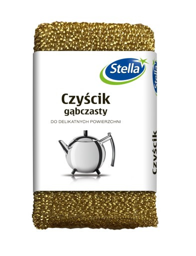 Мочалка губчатая в оплетке "Stella" (1 шт.) (0913)