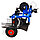 Картофелекопалка КВ-01 для мотоблока, мини-трактора на пневмоколесах, фото 5