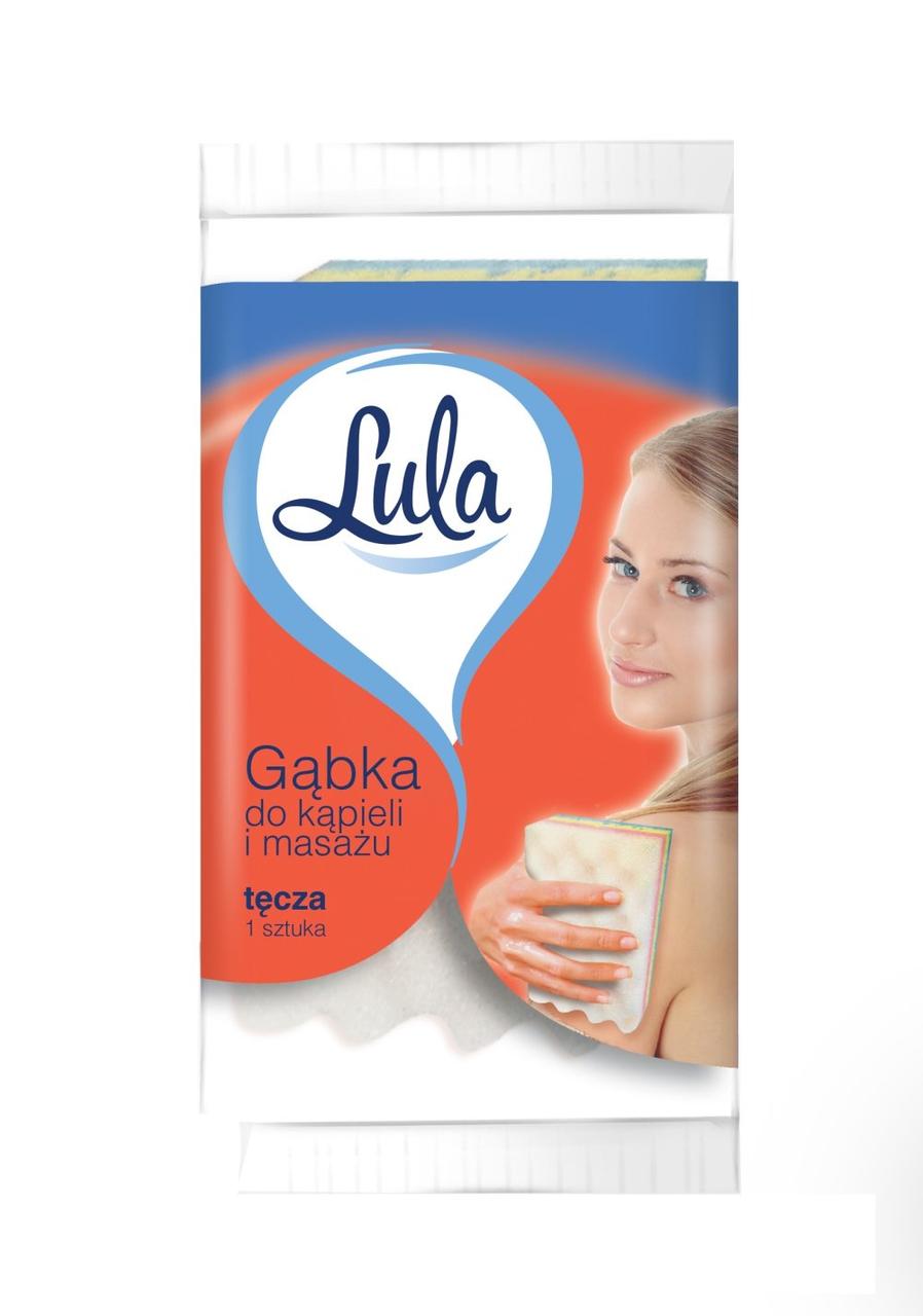 Мочалка для душа и массажа "Радуга" "Lula" (1 шт.) (8222)