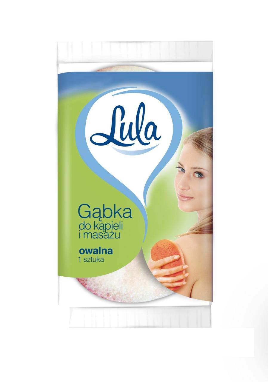 Мочалка для душа и массажа "Овальная" "Lula" (1 шт.) (0944)