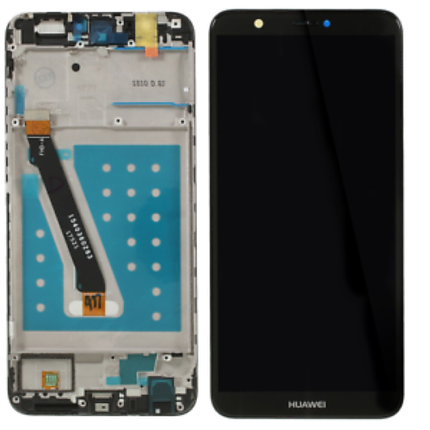 Дисплей (экран) для Huawei P Smart 2018 c тачскрином (с рамкой), черный, фото 2