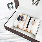 Женские часы Anne Klein с браслетами. Цвет: серебро/белый  (копия), фото 8