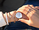 Женские часы Anne Klein с браслетами. Цвет: золото/белый (копия), фото 6