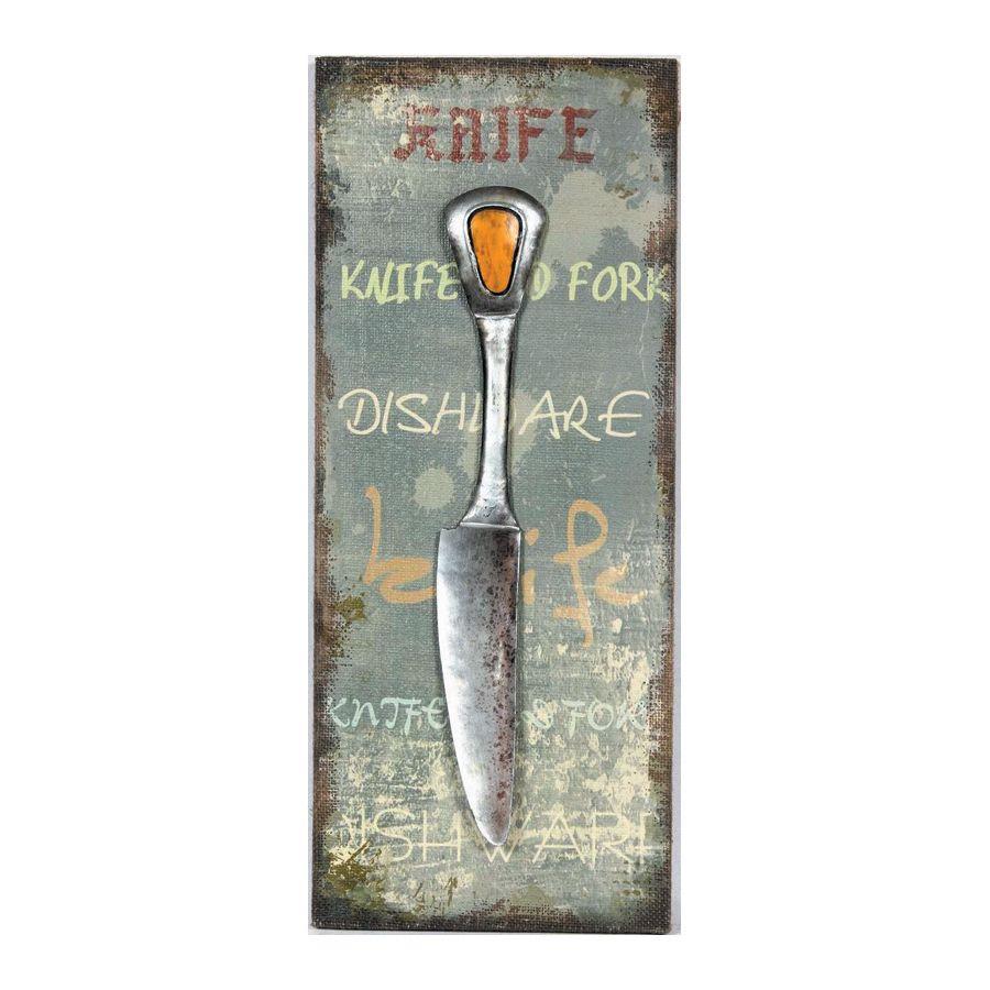 Картина "Knife" 60*25*4,5 см - фото 1 - id-p143409843